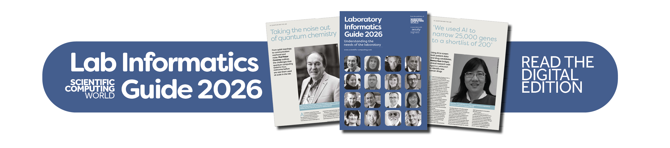 Click this button to read the Laboratory Informatics Guide 2026