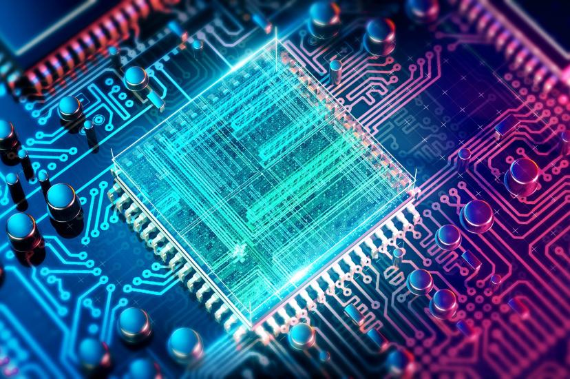 Silicon photonics chip