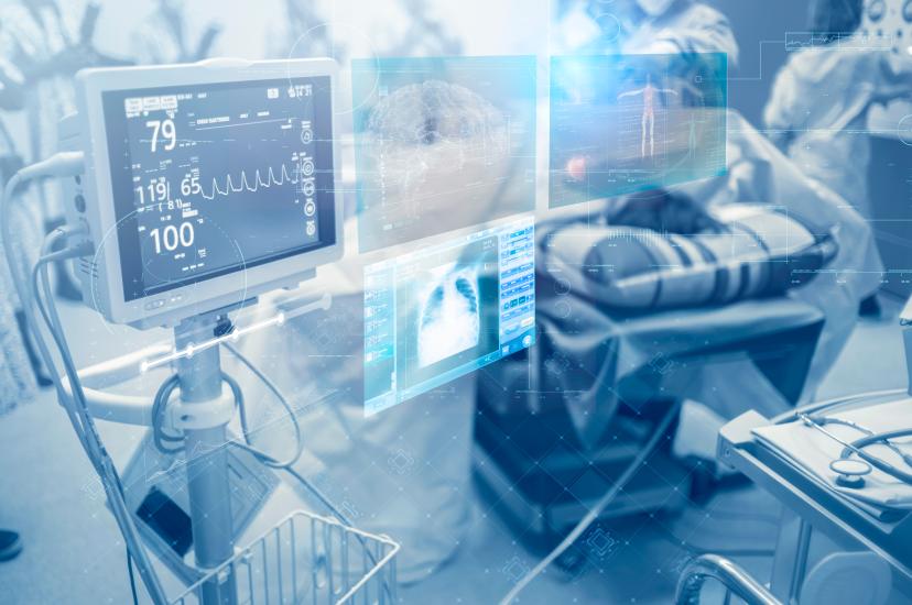 Innovative technology in a modern hospital