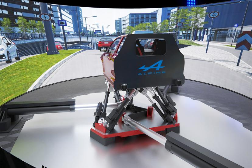 Alpine Cars Adopts DYNAMIC DiM250 Driving Simulator from VI-grade