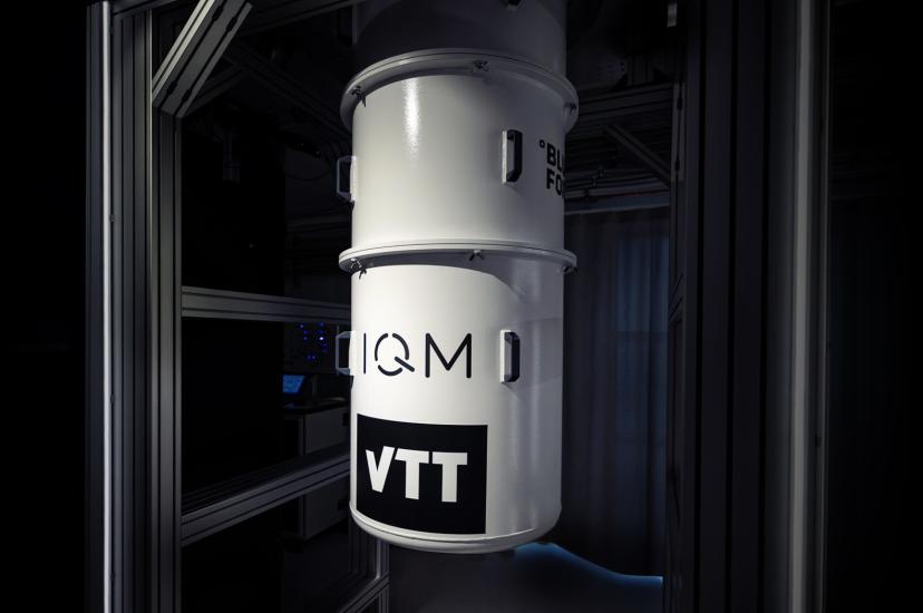 The new 50-qubit quantum computer is located at VTT’s premises in Micronova in Espoo, Finland