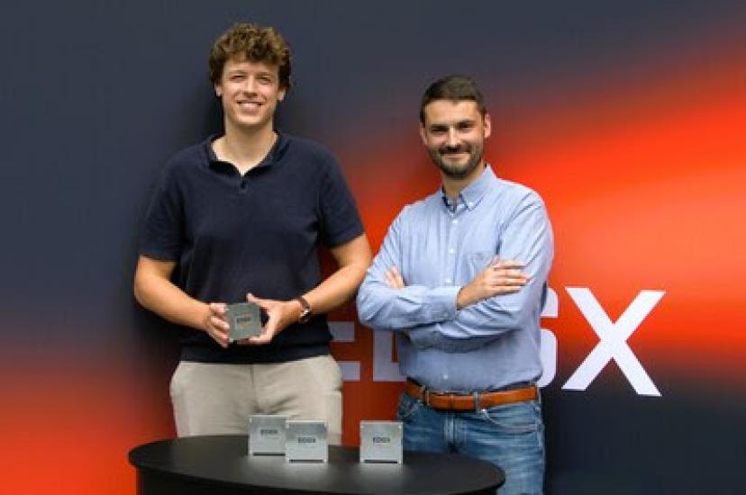 EDGX founders Nick Destrycker and Wouter Benoot