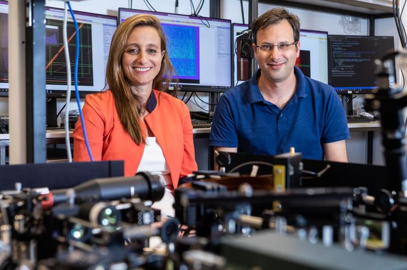 Dr. Ruti Ben-Shlomi, Co-Founder and CEO of LightSolver (left), and Dr. Chene Tradonski, Co-Founder and CTO of LightSolver (right) 