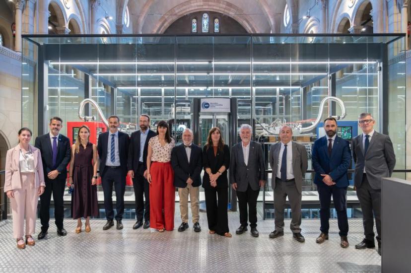 The inauguration ceremony was hosted by the Barcelona Supercomputing Center (BSC) -Centro Nacional de Supercomputación (BSC-CNS) and attended by María González Veracruz, Secretary of State for Digitalization and Artificial Intelligence (SEDIA) of the Government of Spain; Núria Montserrat, Minister of the Department of Research and Universities of the Government of Catalonia;  Juan Cruz Cigudosa, Secretary of State for Science, Innovation and Universities of the Government of Spain, Óscar Díez, Head of the Q