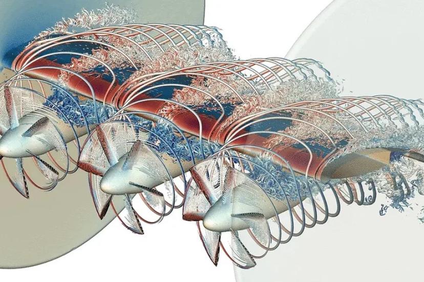 Aircraft engine simulation