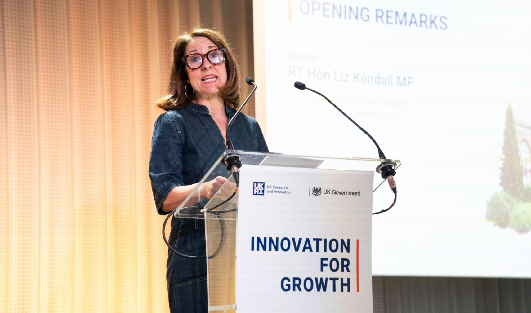 Secretary of State Liz Kendall attends UKRI-hosted growth summit