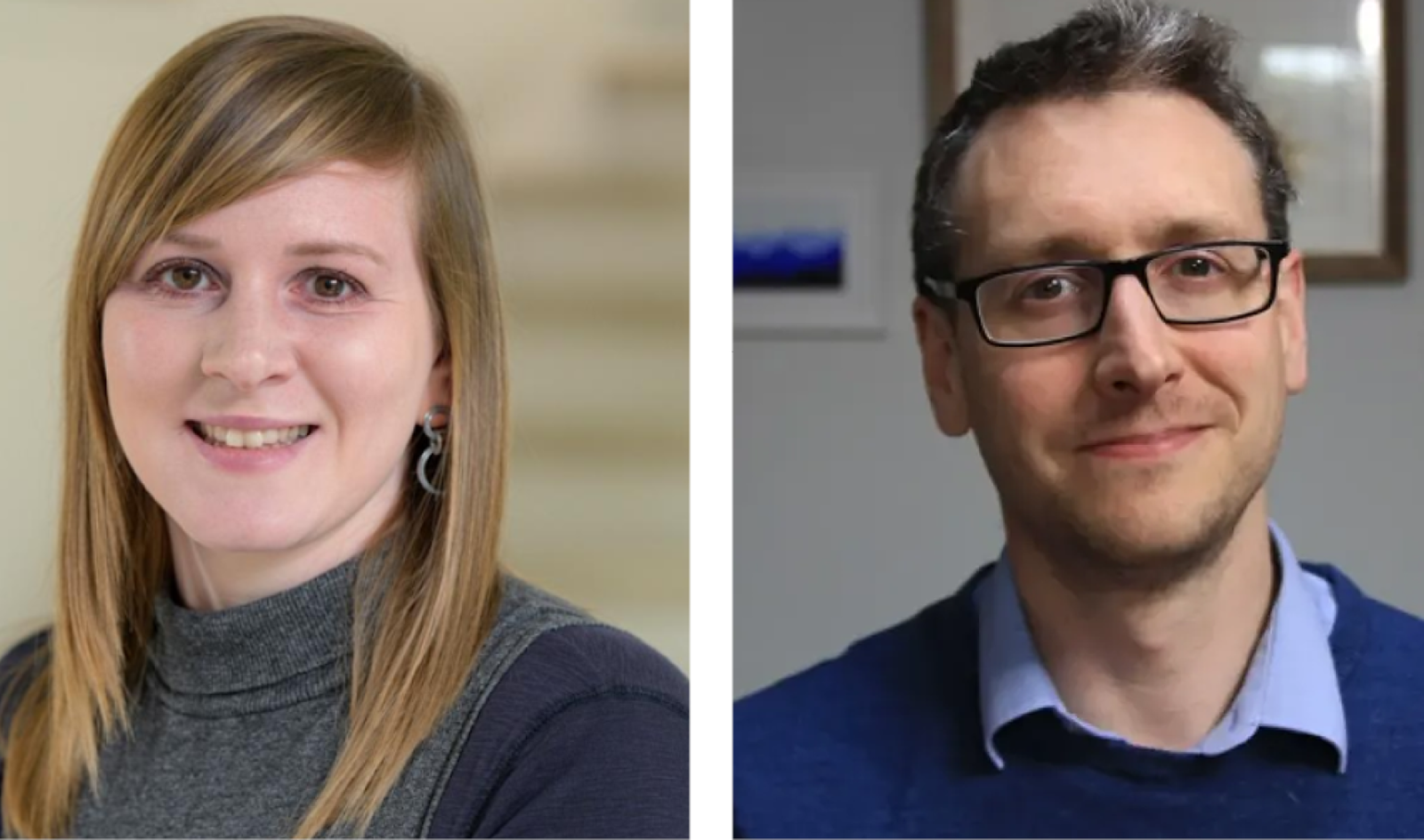 Dr Samantha Pearman-Kanza and Dr Matthew Partridge from the University of Southampton
