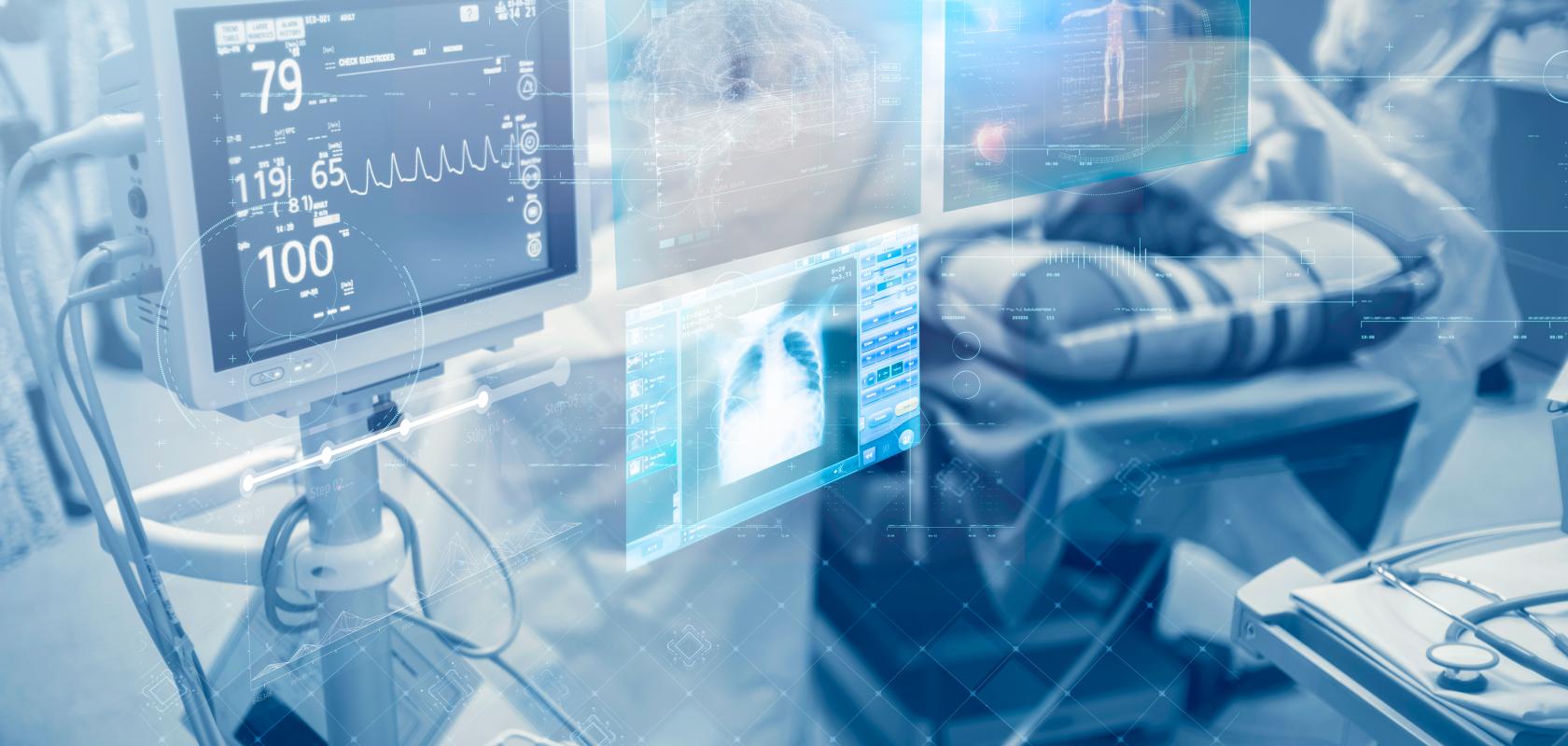 Innovative technology in a modern hospital