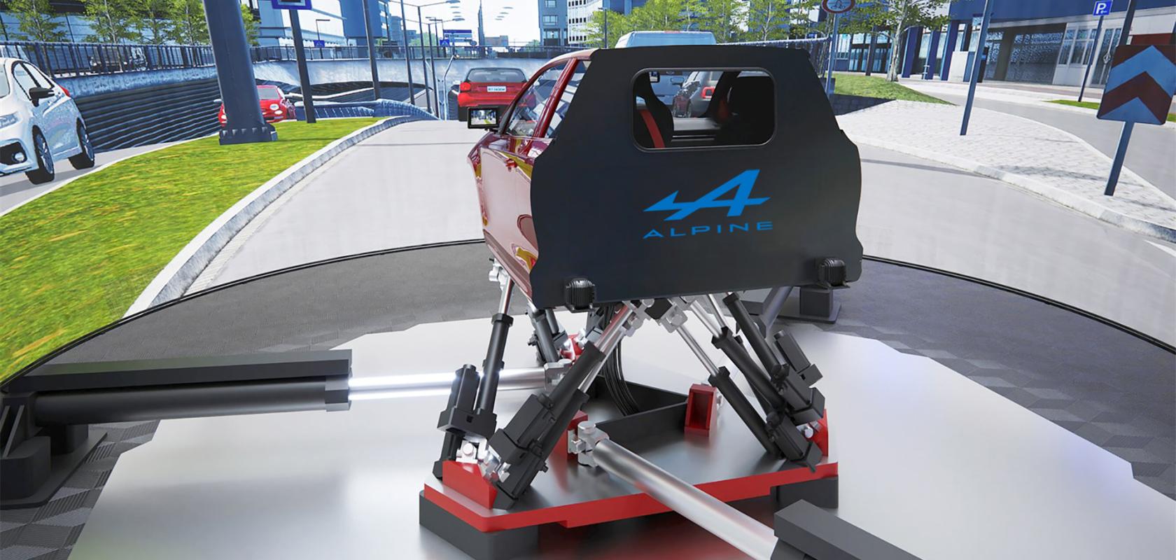 Alpine Cars Adopts DYNAMIC DiM250 Driving Simulator from VI-grade