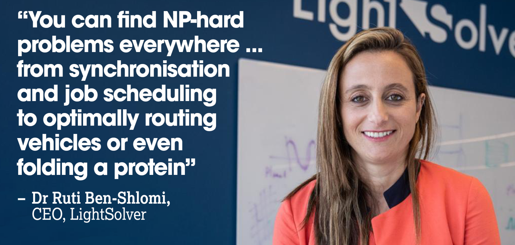 Dr Ruti Ben-Shlomi, CEO, LightSolver