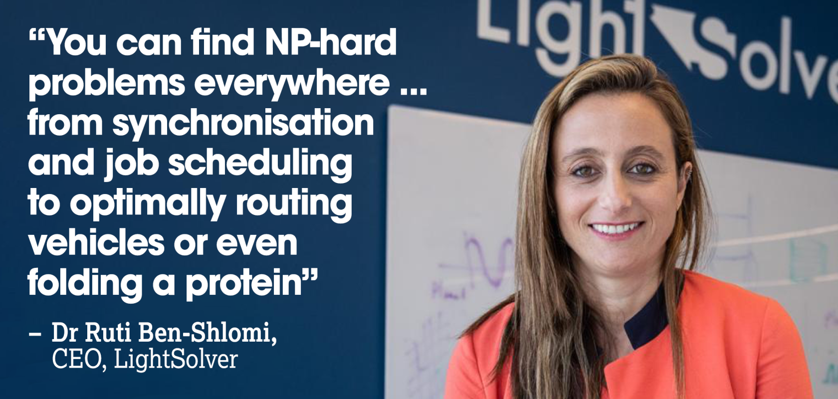 Dr Ruti Ben-Shlomi, CEO, LightSolver
