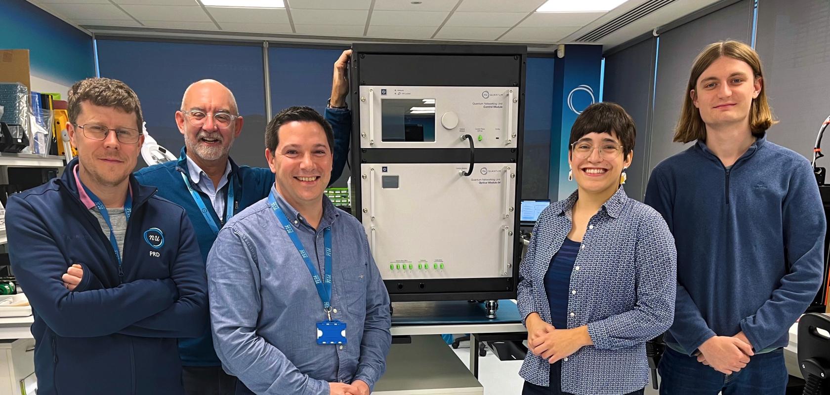 NQ staff pictured with preview QNU