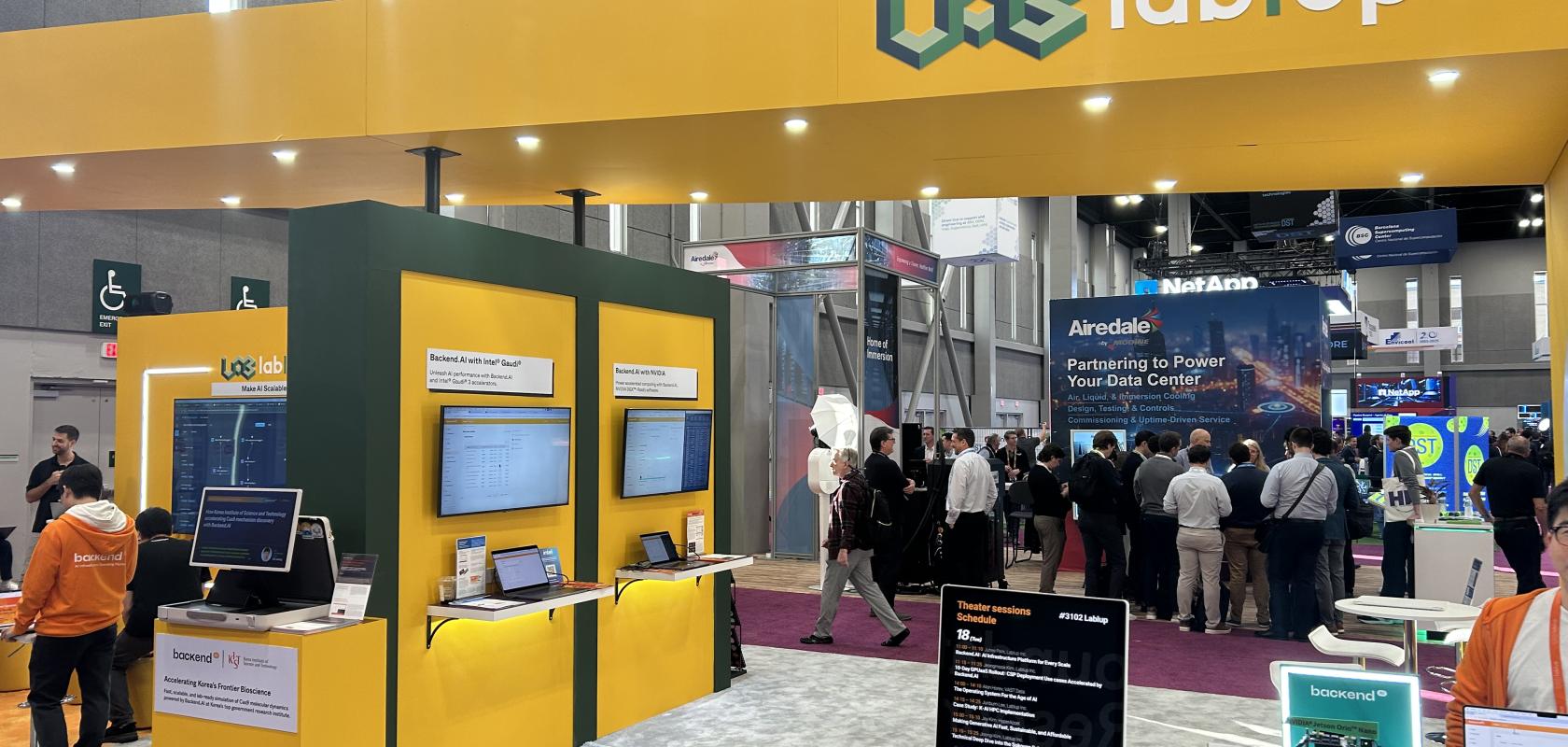 The Lablup booth at SC25