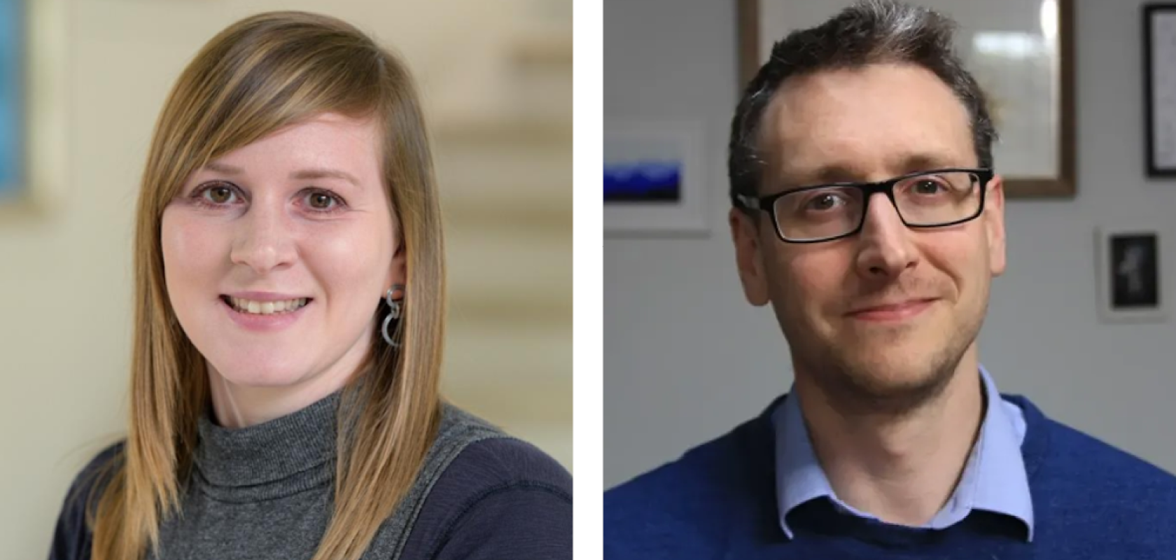 Dr Samantha Pearman-Kanza and Dr Matthew Partridge from the University of Southampton