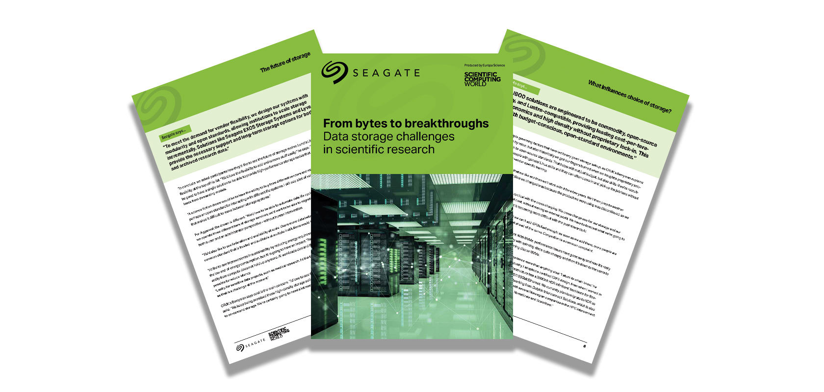 Seagate - From Bytes to Breakthroughs: Data storage challenges in scientific research