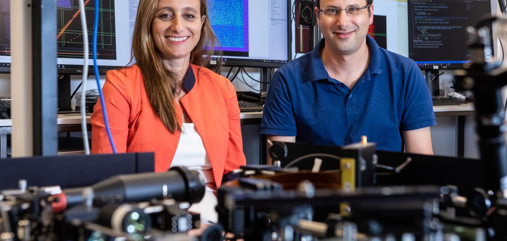 Dr. Ruti Ben-Shlomi, Co-Founder and CEO of LightSolver (left), and Dr. Chene Tradonski, Co-Founder and CTO of LightSolver (right) 