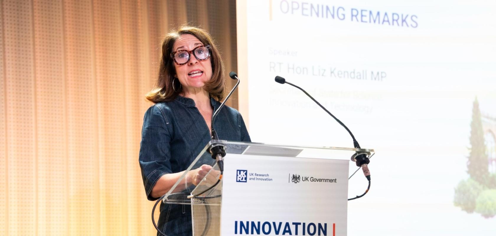 Secretary of State Liz Kendall attends UKRI-hosted growth summit