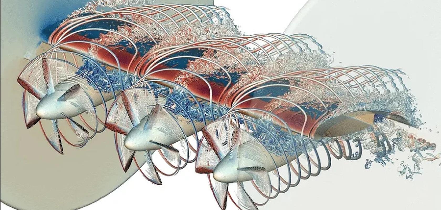 Aircraft engine simulation