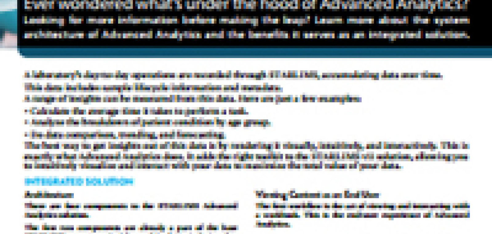 Get insights out of your lab data – Advanced Analytics architecture and ...