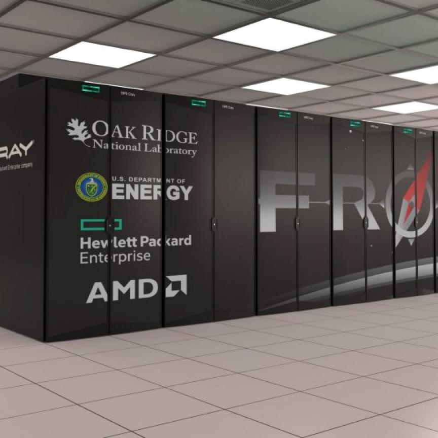 Frontier supercomputer