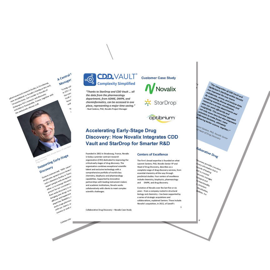 Accelerating Early-Stage Drug Discovery: How Novalix Integrates CDD Vault and StarDrop for Smarter R&D