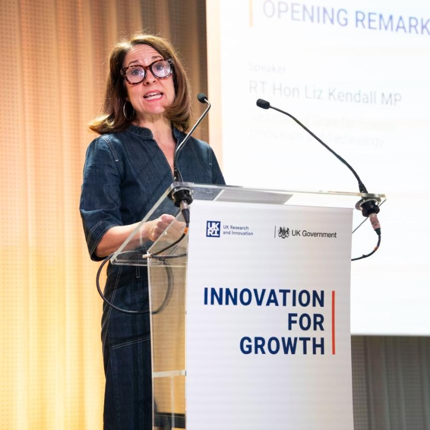 Secretary of State Liz Kendall attends UKRI-hosted growth summit