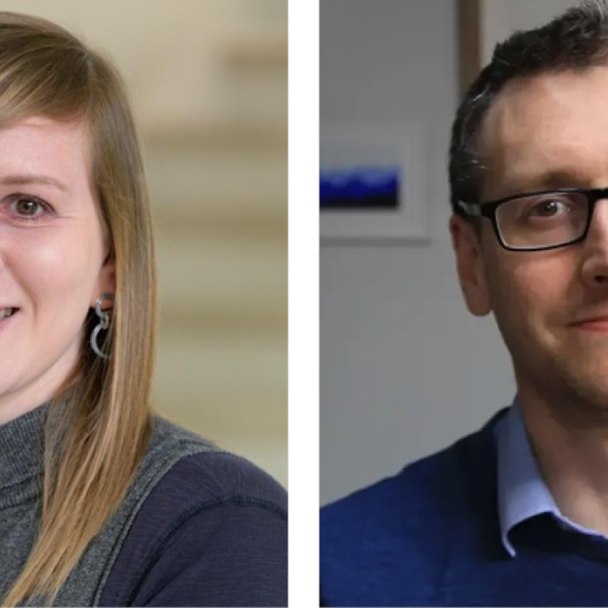 Dr Samantha Pearman-Kanza and Dr Matthew Partridge from the University of Southampton